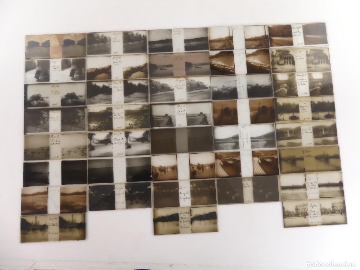 Fotografia antiga: COLECCI&Oacute;N LOTE DE 38 PLACAS FOTOGR&Aacute;FICAS DIAPOSITIVOS DE CRISTAL
