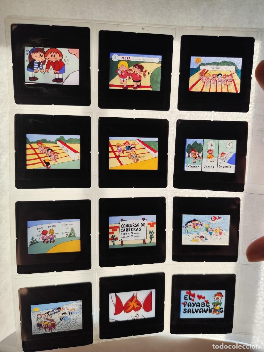 Fotograf&iacute;a antigua: 36 DIAPOSITIVAS EL PAYASO SALVAVIDAS Cuento ilustrado utilizado en clases de religi&oacute;n y catequesis