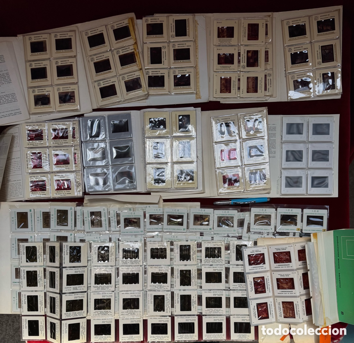 Fotograf&iacute;a antigua: Enorme lote mas de 200 diapositivas antiguas.Albumes completos!