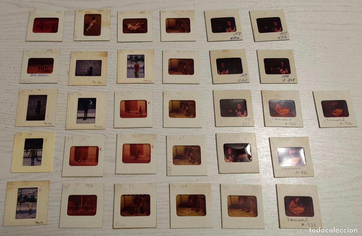Photographie ancienne: 31 DIAPOSITIVAS CON INDIVIDUOS J&Oacute;VENES DE LOS A&Ntilde;OS 70