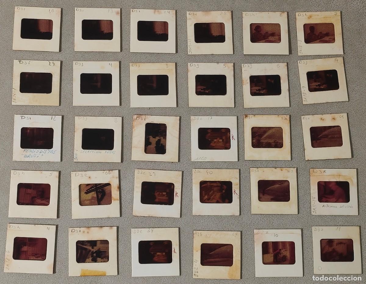 Photographie ancienne: LOTE DE 30 DIAPOSITIVAS DE DIVERSOS OFICIOS DE LOS A&Ntilde;OS 70