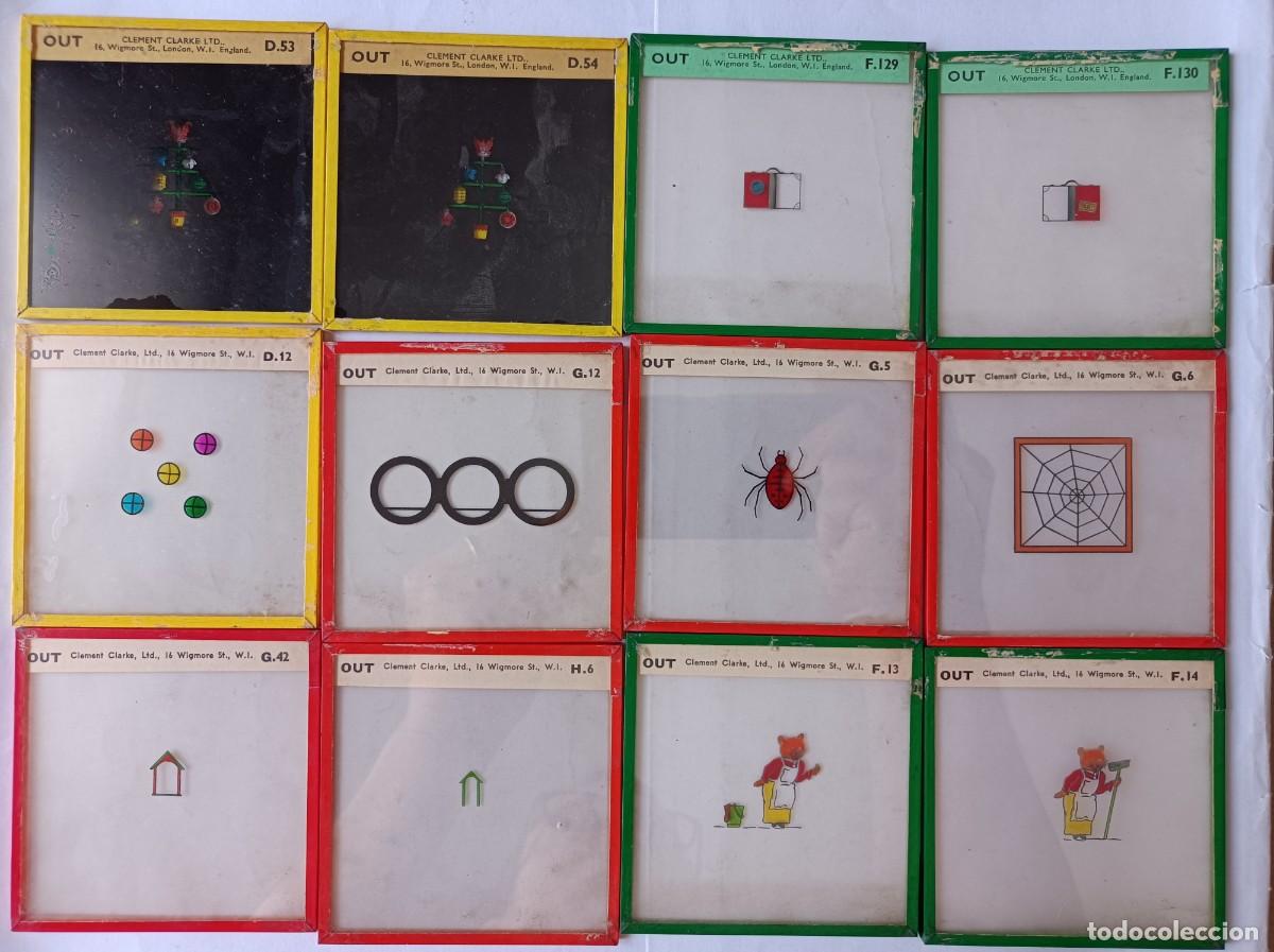 Fotograf&iacute;a antigua: DIAPOSITVAS ANTIGUAS DE CRISTAL C&Oacute;MICS DIBUJOS CLEMENT CLARKE LTD. 16 WIGMORE ST. W.I.