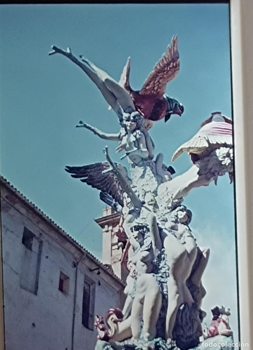 Fotograf&iacute;a antigua: DIAPOSITIVA FALLAS DE VALENCIA 1979 FALLA EL PILAR