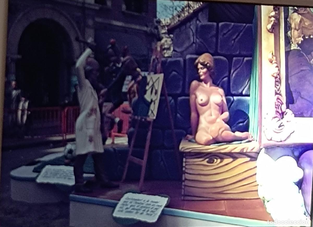 Fotograf&iacute;a antigua: DIAPOSITIVA FALLAS DE VALENCIA 1979 FALLA PLAZA DEL MERCAT (PLAZA DEL MERCADO)