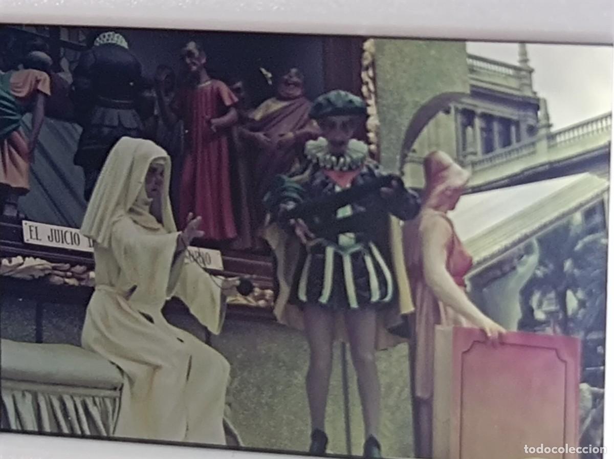 Fotograf&iacute;a antigua: DIAPOSITIVA DEL FALLAS DE VALENCIA 1980 FALLA PLAZA DEL CAUDILLO (ACTUAL PLAZA DEL AYUNTAMIENTO)