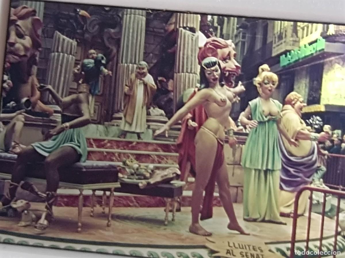 Fotograf&iacute;a antigua: DIAPOSITIVA FALLAS DE VALENCIA 1980 FALLA PLAZA DE LA MERCED