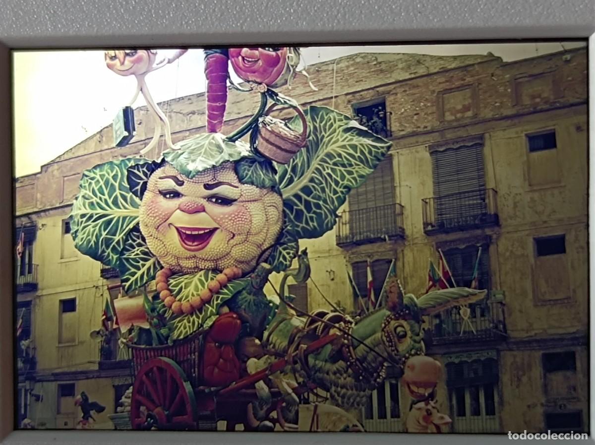 Fotograf&iacute;a antigua: DIAPOSITIVA FALLAS DE VALENCIA 1981 FALLA CONVENTO DEL PILAR