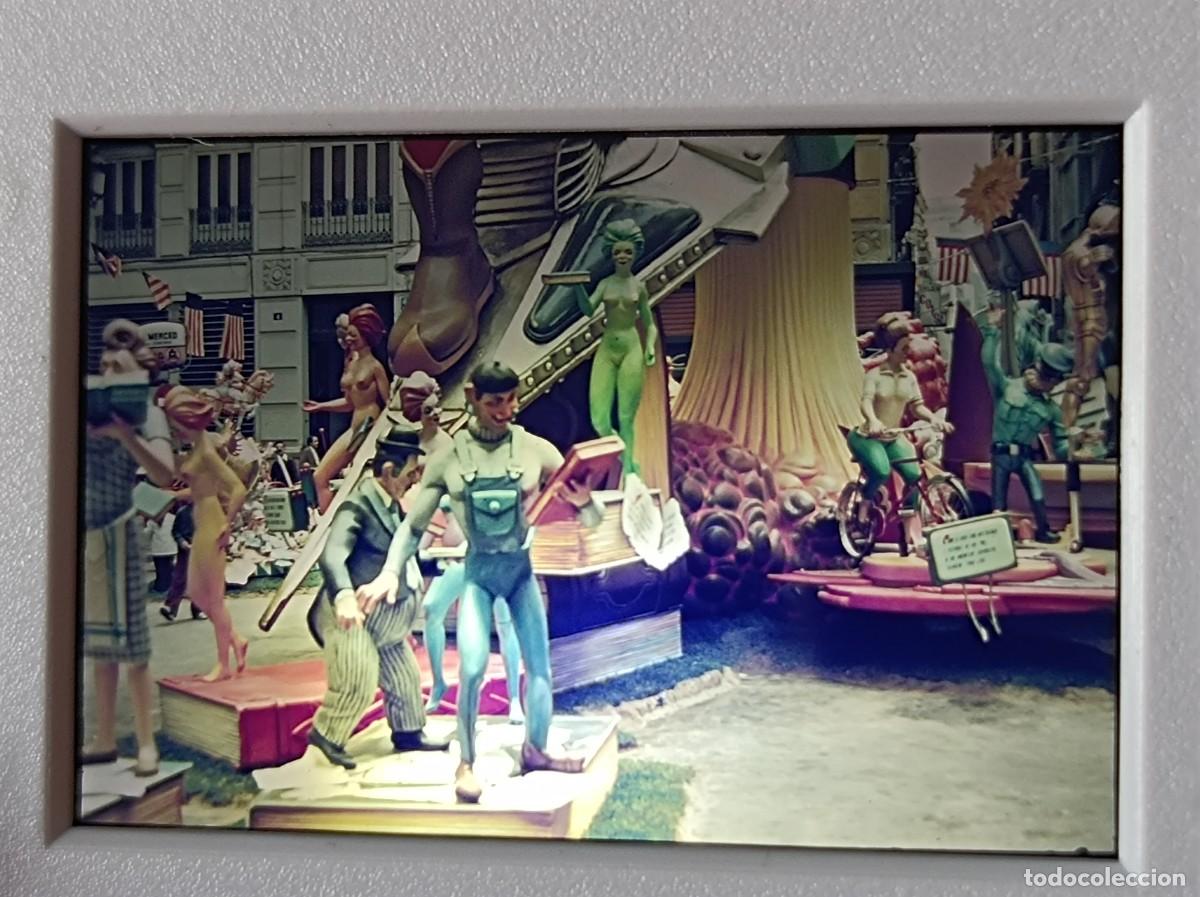 Fotograf&iacute;a antigua: DIAPOSITIVA FALLAS DE VALENCIA 1981 FALLA PLAZA DE LA MERCED