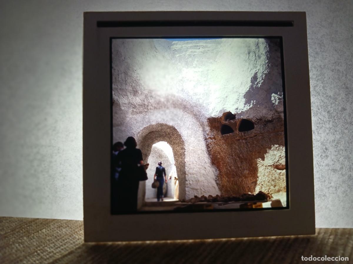 Fotograf&iacute;a antigua: antigua diapositiva 7 x 7 cm. la medina del rif, marruecos