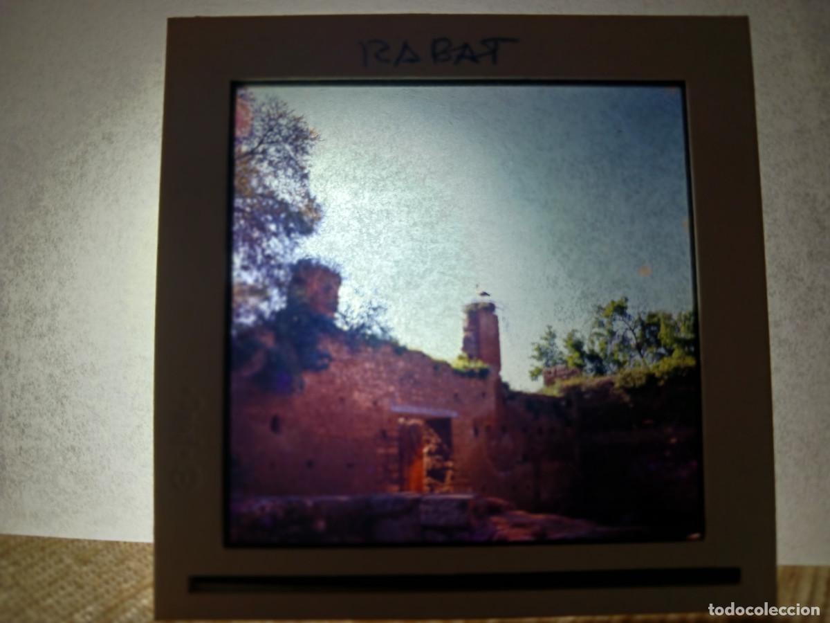 Fotograf&iacute;a antigua: antigua diapositiva 7 x 7 cm. rabat, , marruecos