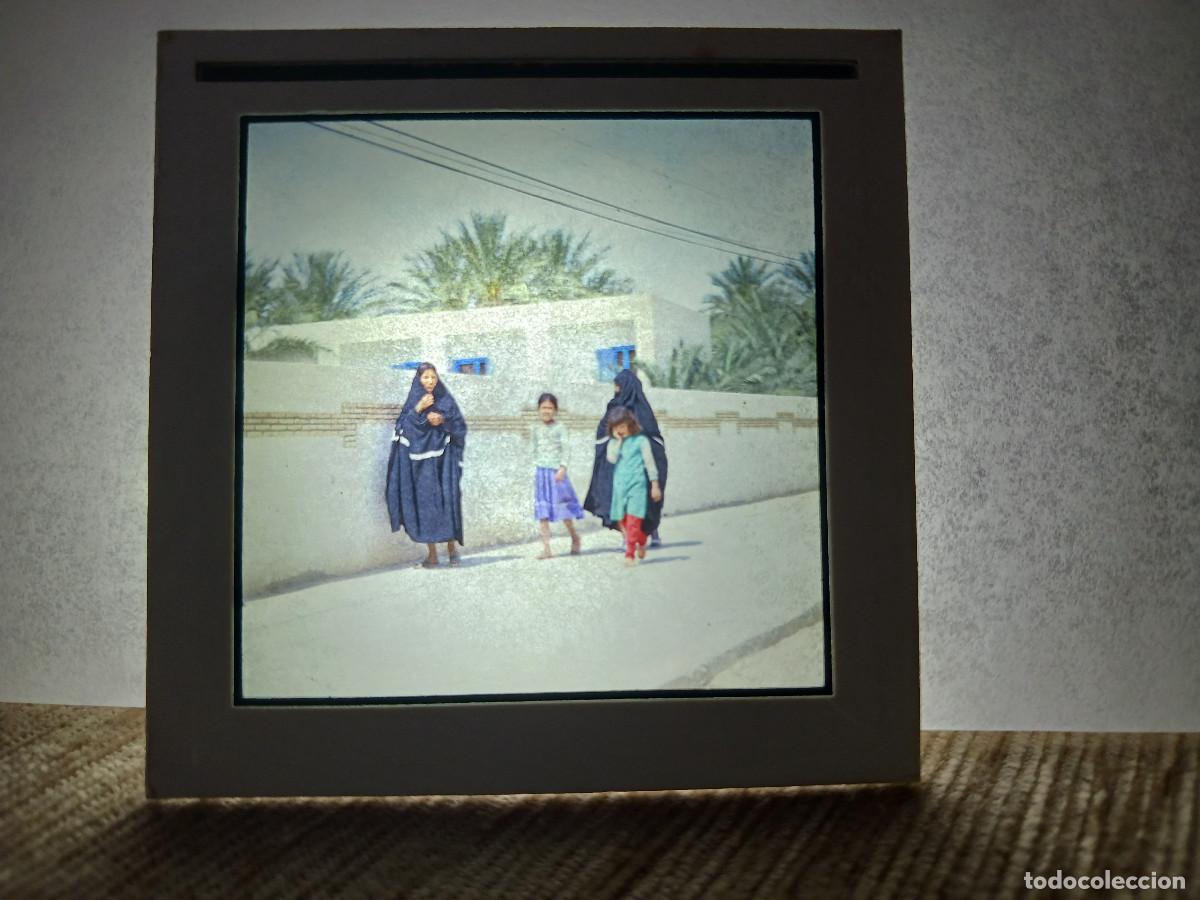 Fotograf&iacute;a antigua: antigua diapositiva 7 x 7 cm. indigenas del rif, marruecos