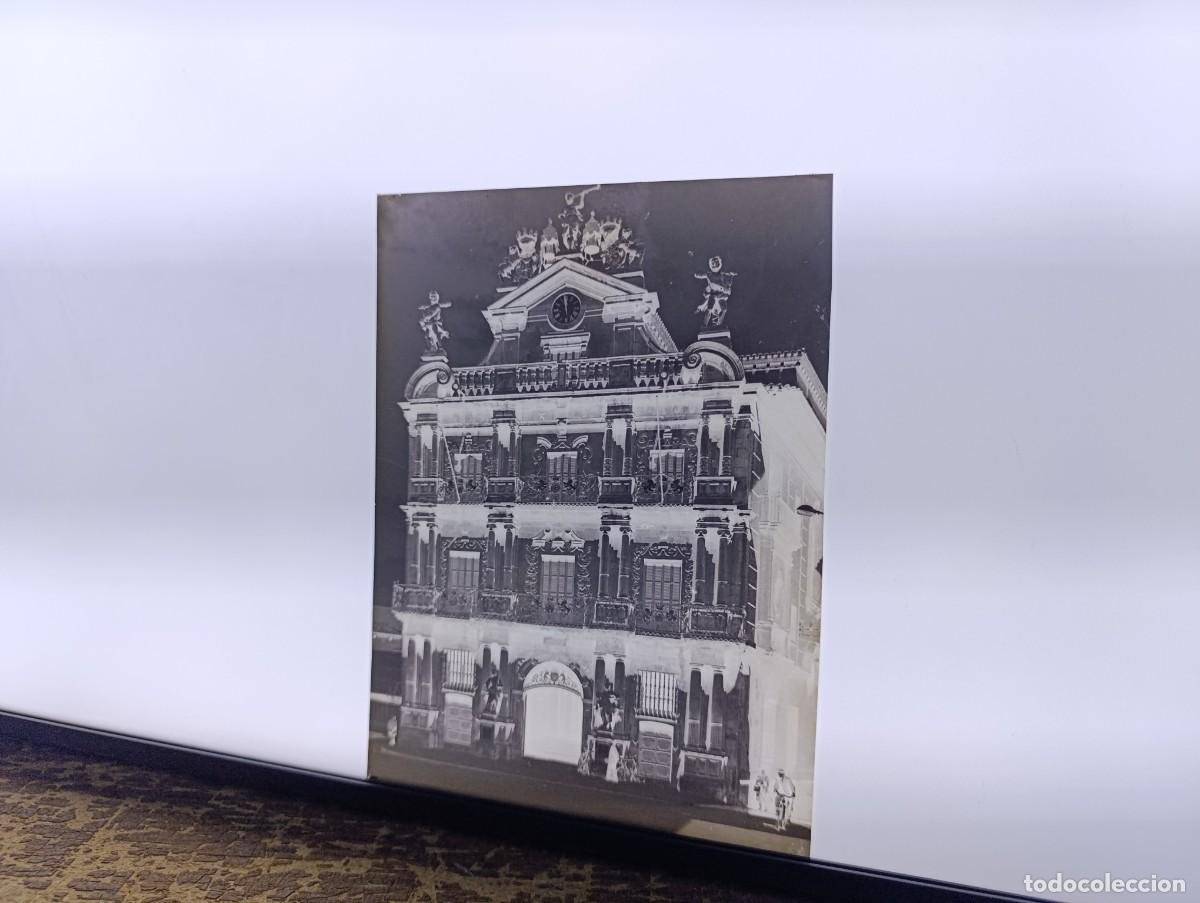 Fotografia antica: Antiguo Negativo de Acetato, Pamplona, unos 21 x 15 cms.