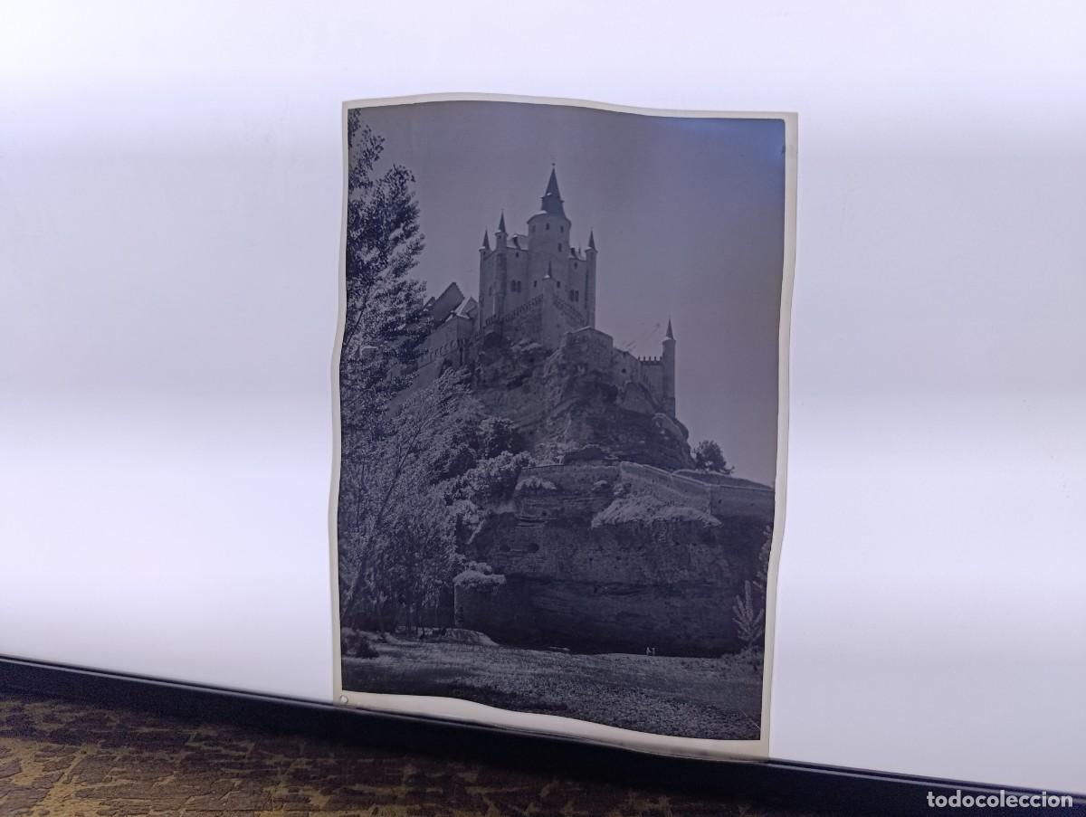 Fotograf&iacute;a antigua: Antiguo Negativo de Acetato, Segovia, unos 16 x 10 cms.