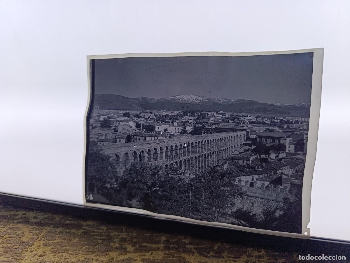 Fotograf&iacute;a antigua: Antiguo Negativo de Acetato, Segovia, unos 16 x 10 cms.