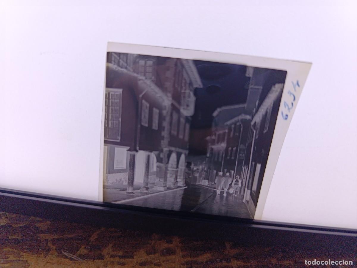 Fotograf&iacute;a antigua: Antiguo Negativo de Acetato, Ribadeo, Lugo, unos 6 x 6 cms.