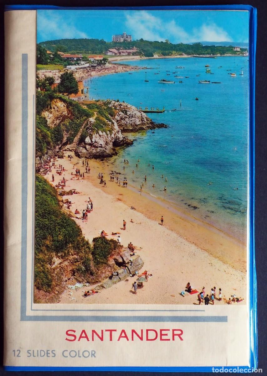 Fotografia antiga: ESTUCHE DE 12 DIAPOSITIVAS DE SANTANDER. A&Ntilde;OS 60-70. GARCIA GARRABELLA. ZARAGOZA. FILM KODAK