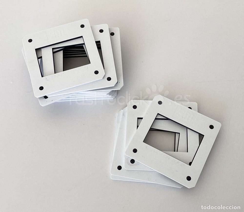 Fotograf&iacute;a antigua: Lote 15 marcos para diapositivas de 35 mm 3M