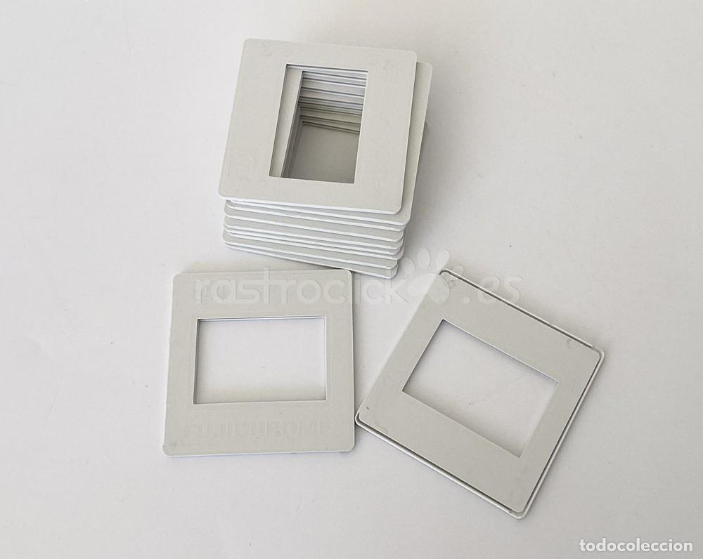 Fotograf&iacute;a antigua: Lote 11 marcos para diapositivas de 35mm FUJICHROME