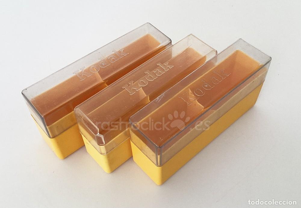 Fotograf&iacute;a antigua: Cajas originales de Kodak para almacenar diapositivas