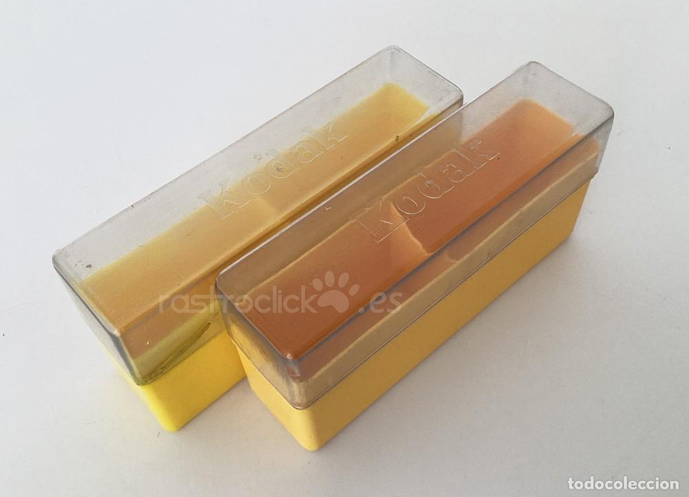 Fotograf&iacute;a antigua: Cajas originales de Kodak para almacenar diapositivas