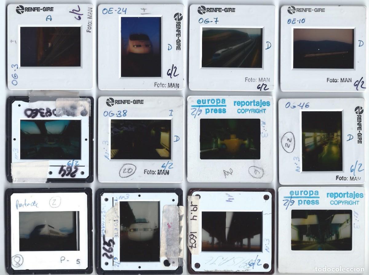 Fotograf&iacute;a antigua: Lote de 16 diapositivas del AVE - Expo 92 - RENFE (1992)