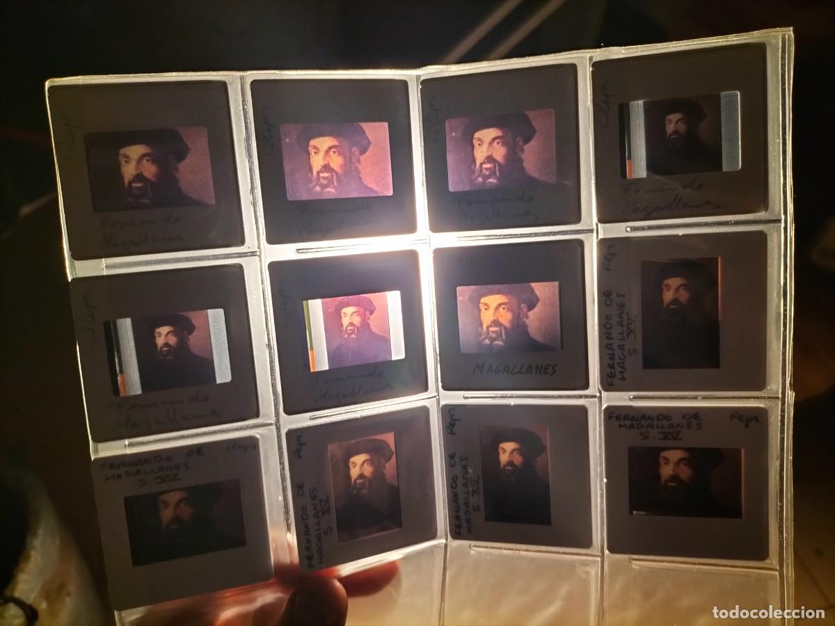 Fotograf&iacute;a antigua: Lote de 12 diapositivas FERNANDO DE MAGALLANES S XV