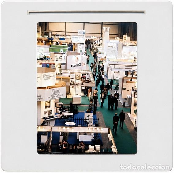 Fotograf&iacute;a antigua: Antigua diapositiva enmarcada de 60 x 50 - Expo 92 (1992)