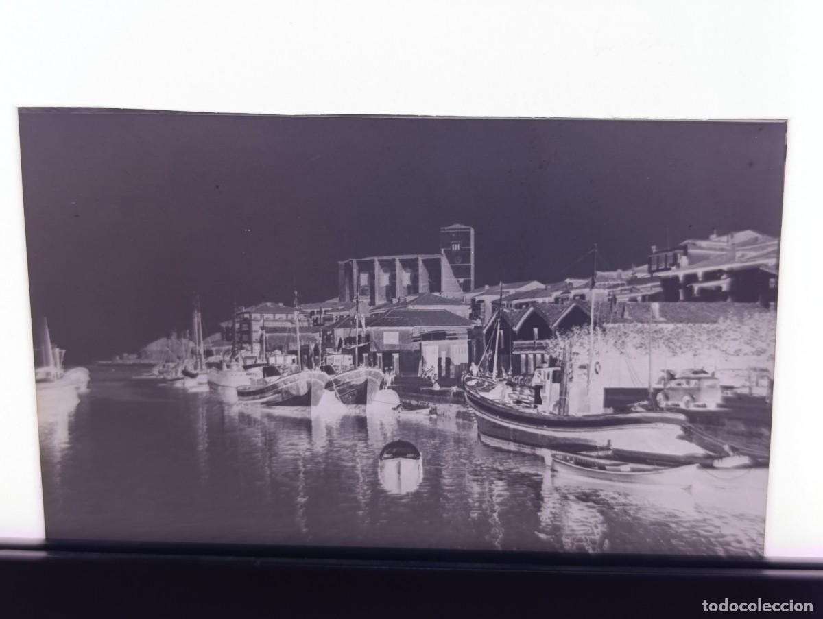 Antique Photography: Antiguo Negativo de Acetato, Zumaya, Guip&uacute;zcoa, unos 8 x 5 cms.