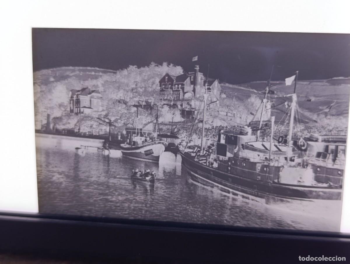 Antique Photography: Antiguo Negativo de Acetato, Zumaya, Guip&uacute;zcoa, unos 8 x 5 cms.