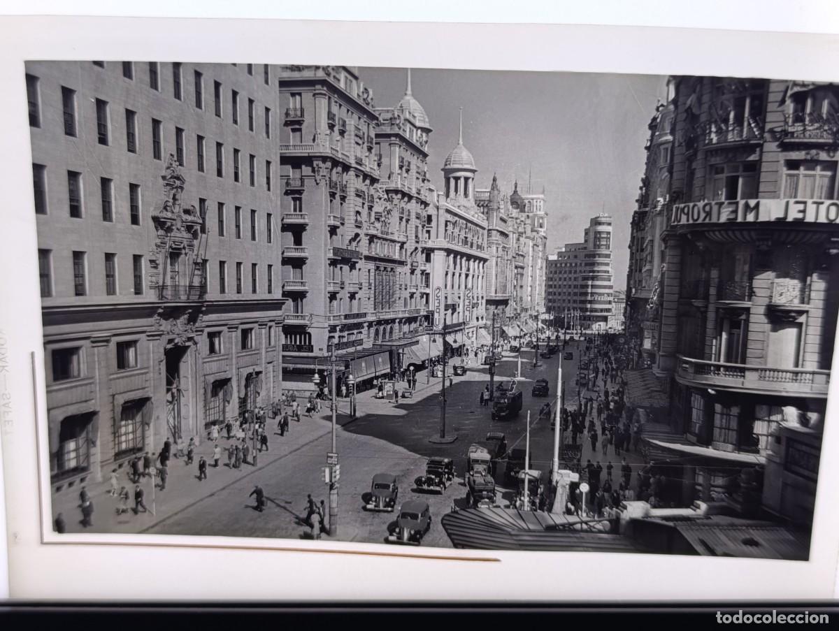 Antique Photography: Antiguo Negativo de Acetato, Madrid, unos 14 x 10 cms.