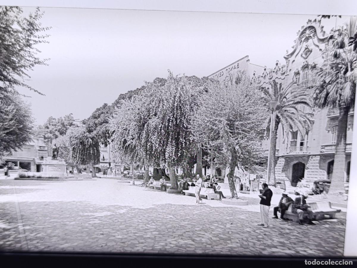 Antique Photography: Antiguo Negativo de Acetato, Cartagena, unos 16 x 11 cms.