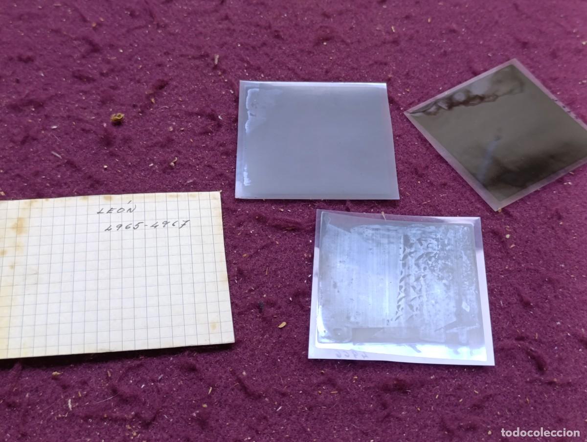 Fotograf&iacute;a antigua: Lote de Antiguos Negativos de Acetato, Le&oacute;n, unos 6 x 6 cms.