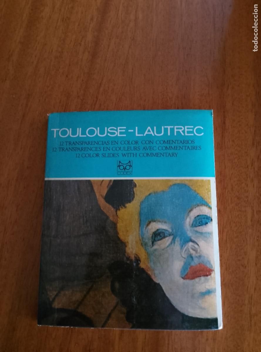 Fotograf&iacute;a antigua: Pack diapositivas Toulouse Lautrec. Editorial Codex. 12 diapositivas