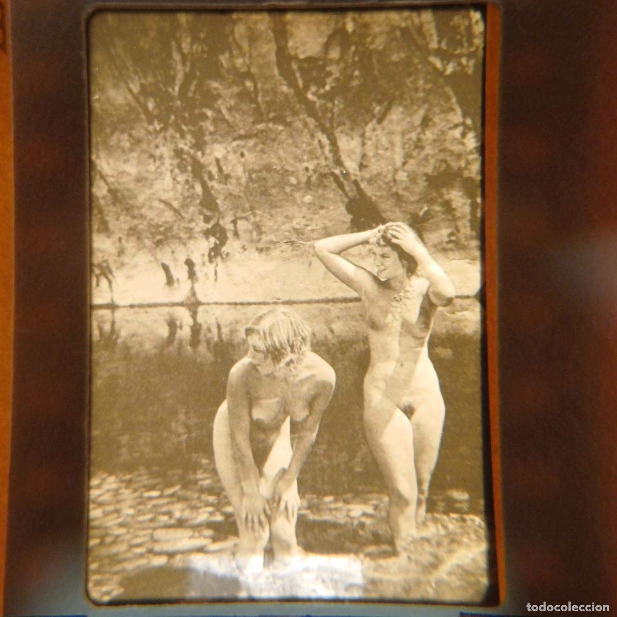 Fotograf&iacute;a antigua: DIAPOSITIVA EROTICA ADULTOS.