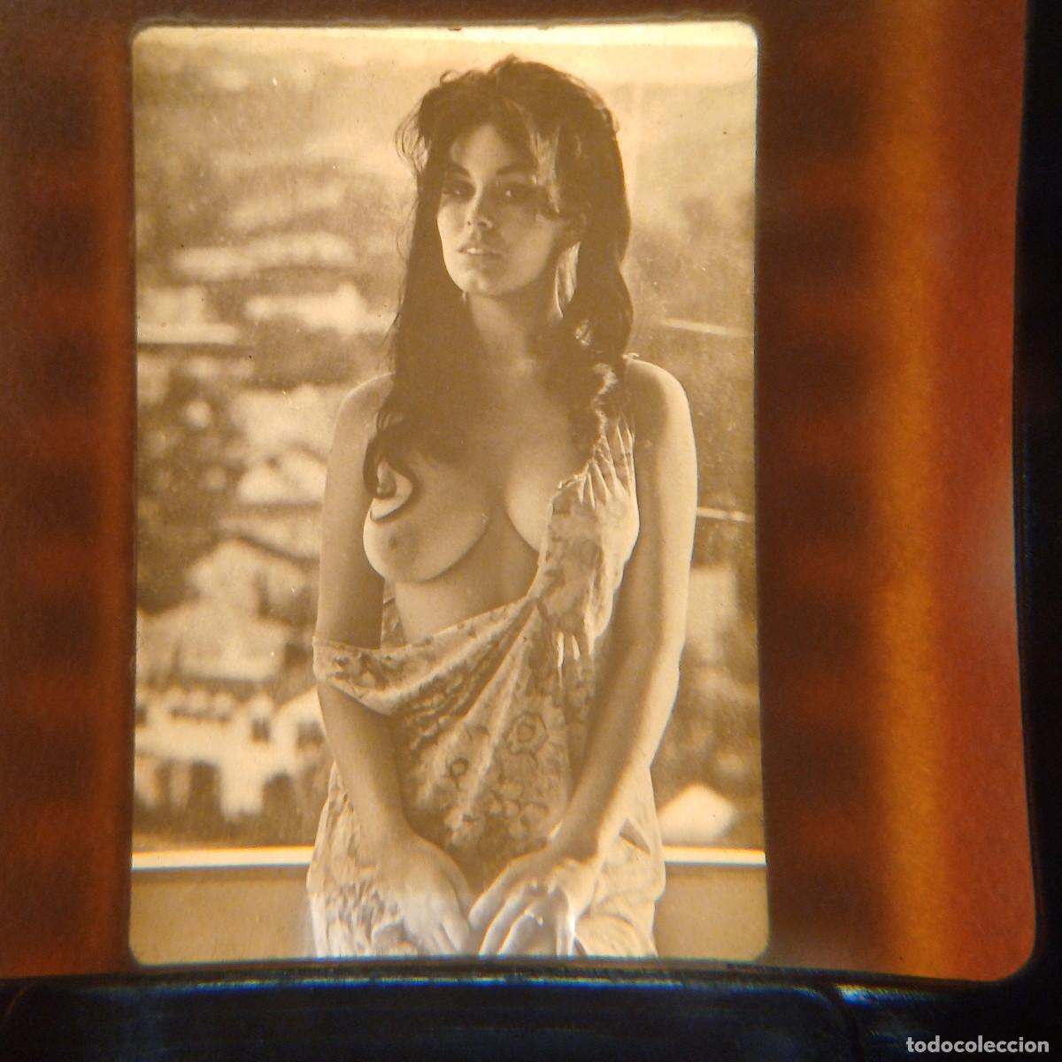 Fotograf&iacute;a antigua: DIAPOSITIVA EROTICA ADULTOS.