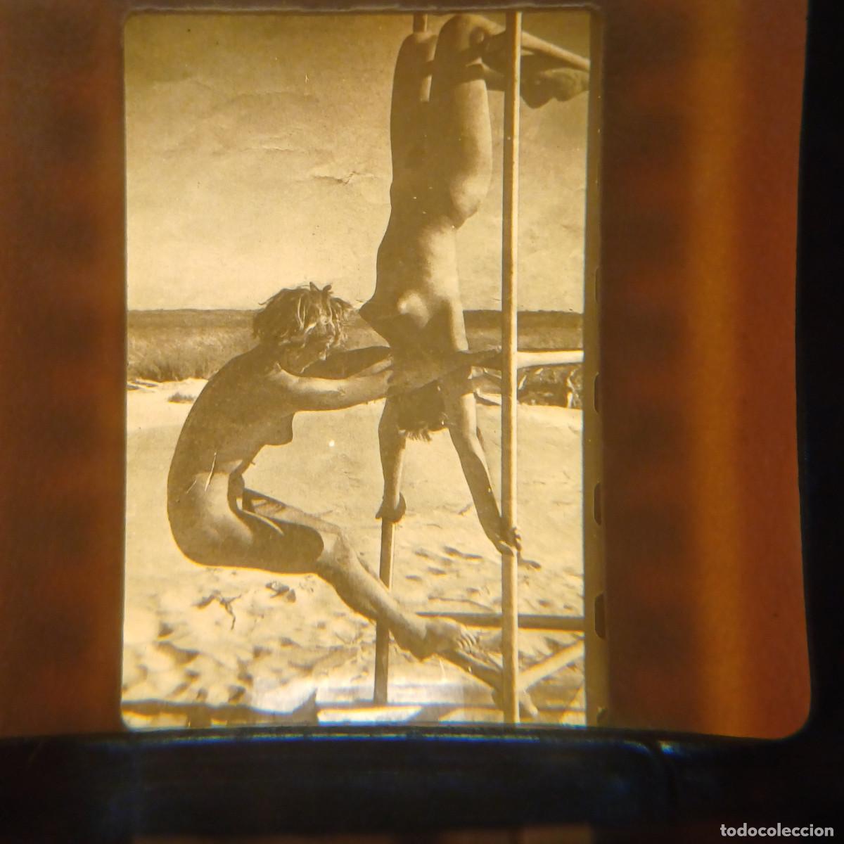 Fotograf&iacute;a antigua: DIAPOSITIVA EROTICA ADULTOS.