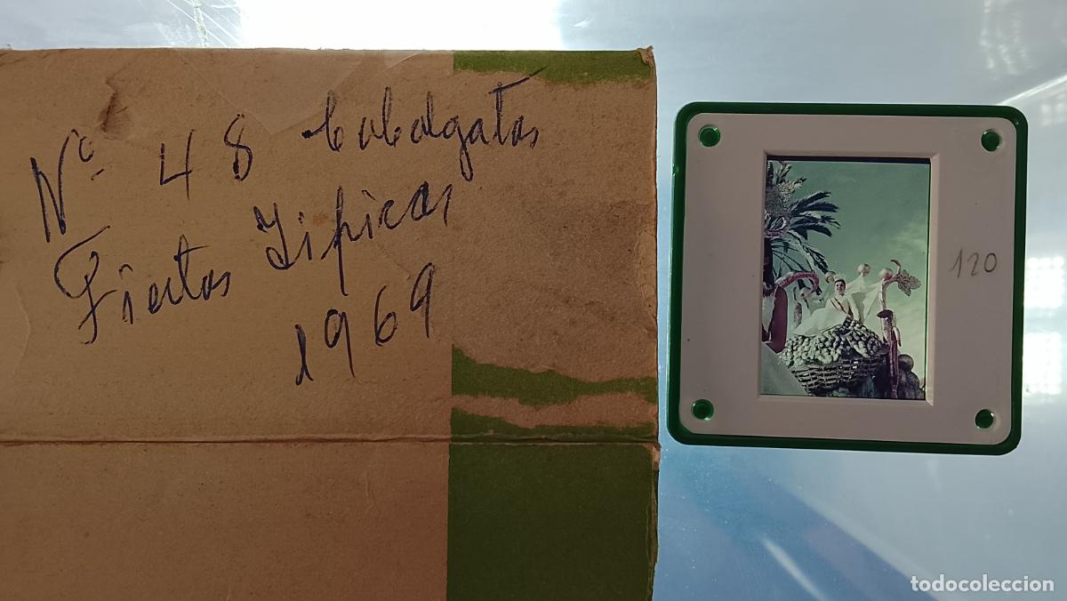 Fotograf&iacute;a antigua: DIAPOSITIVA HAGA SU OFERTA FIESTAS TIPICAS 1969 CARNAVAL DE CADIZ CABALGATA