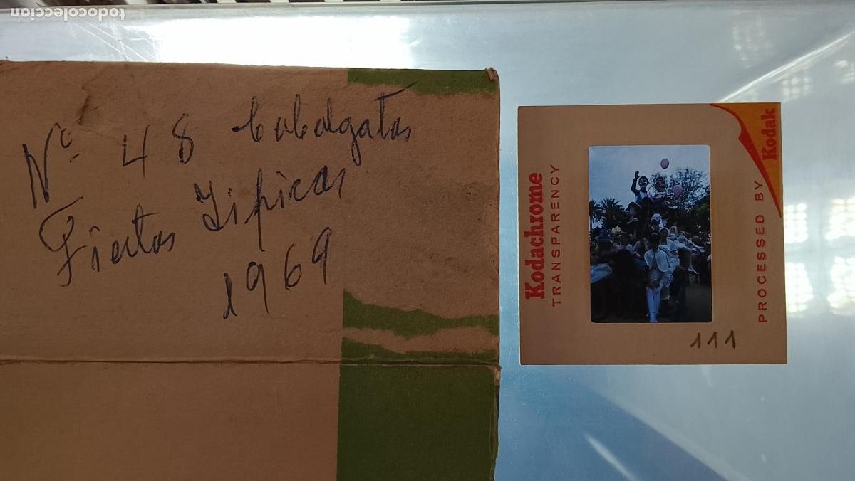 Fotograf&iacute;a antigua: DIAPOSITIVA HAGA SU OFERTA FIESTAS TIPICAS 1969 CARNAVAL DE CADIZ CABALGATA
