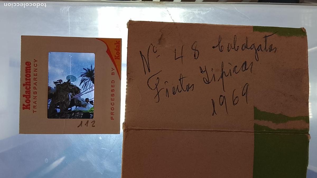 Fotograf&iacute;a antigua: DIAPOSITIVA HAGA SU OFERTA FIESTAS TIPICAS 1969 CARNAVAL DE CADIZ CABALGATA