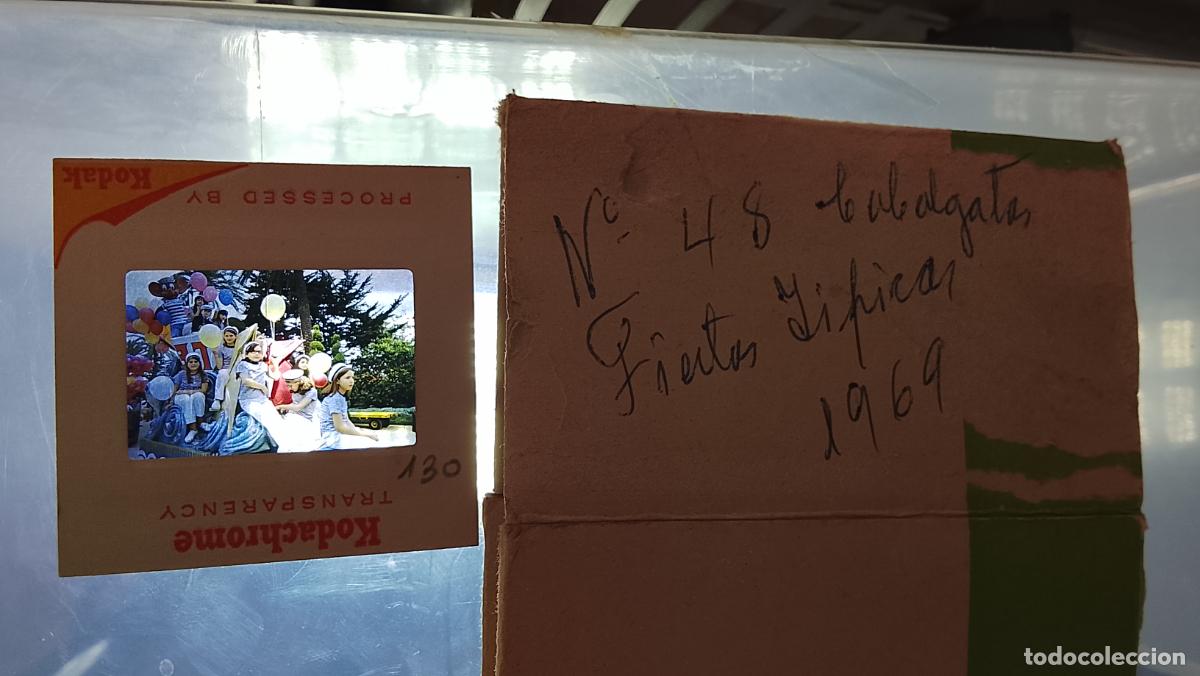 Fotograf&iacute;a antigua: DIAPOSITIVA HAGA SU OFERTA FIESTAS TIPICAS 1969 CARNAVAL DE CADIZ CABALGATA
