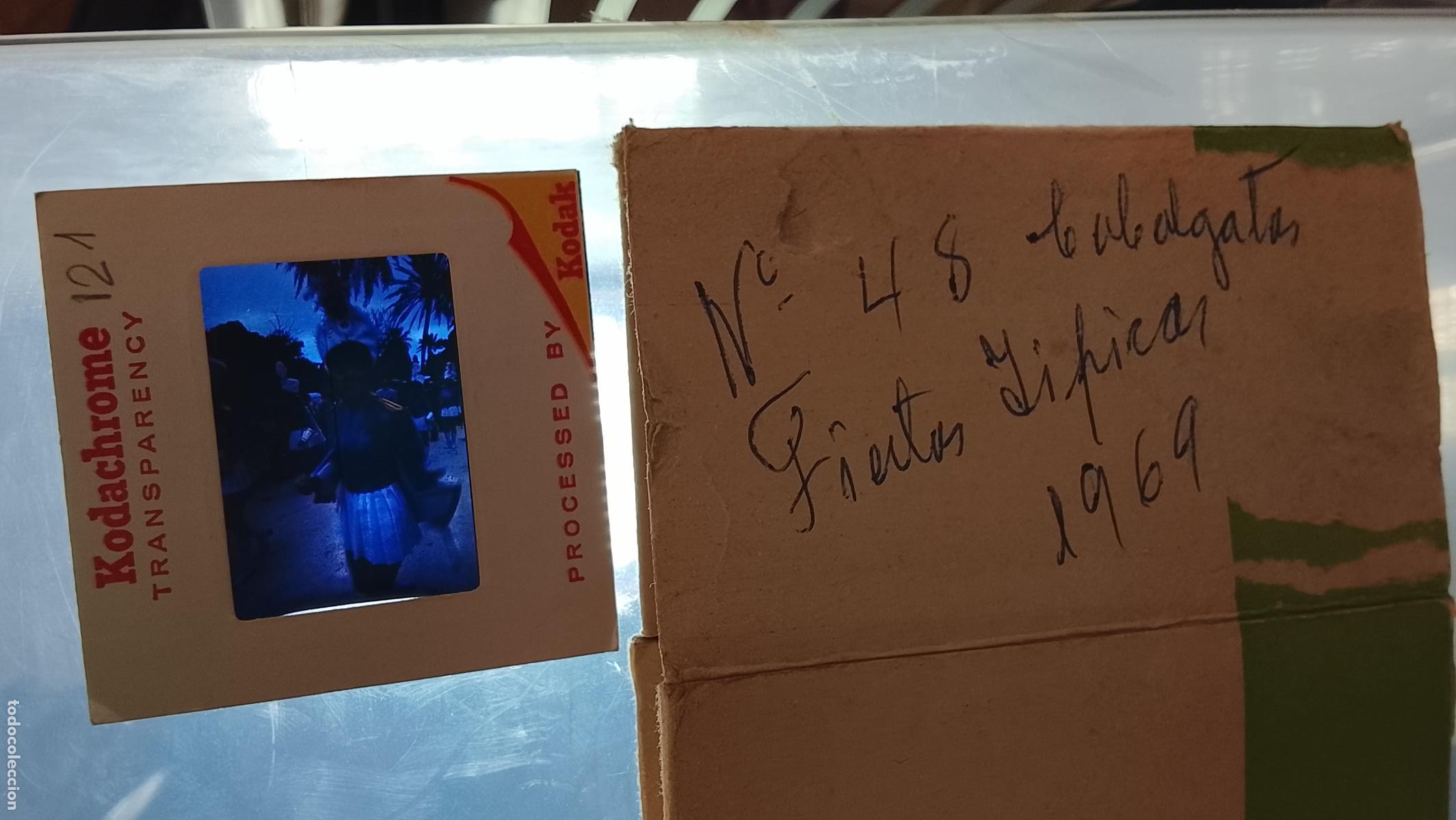 Fotograf&iacute;a antigua: DIAPOSITIVA HAGA SU OFERTA FIESTAS TIPICAS 1969 CARNAVAL DE CADIZ CABALGATA