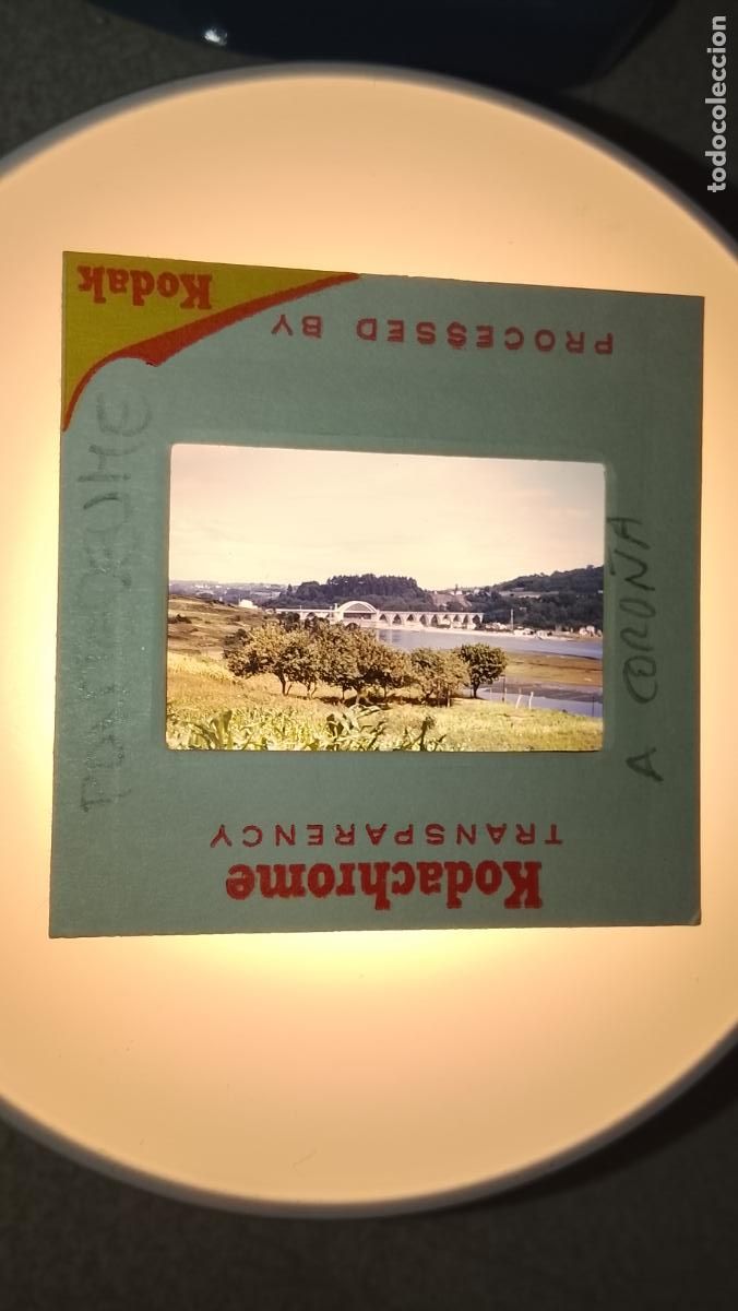 Fotograf&iacute;a antigua: DIAPOSITIVA A&Ntilde;O 1970 KODACHROME TRANSPARENCY -BUENA CALIDAD - &iquest;? GALICIA PONTEDEUME A CORU&Ntilde;A