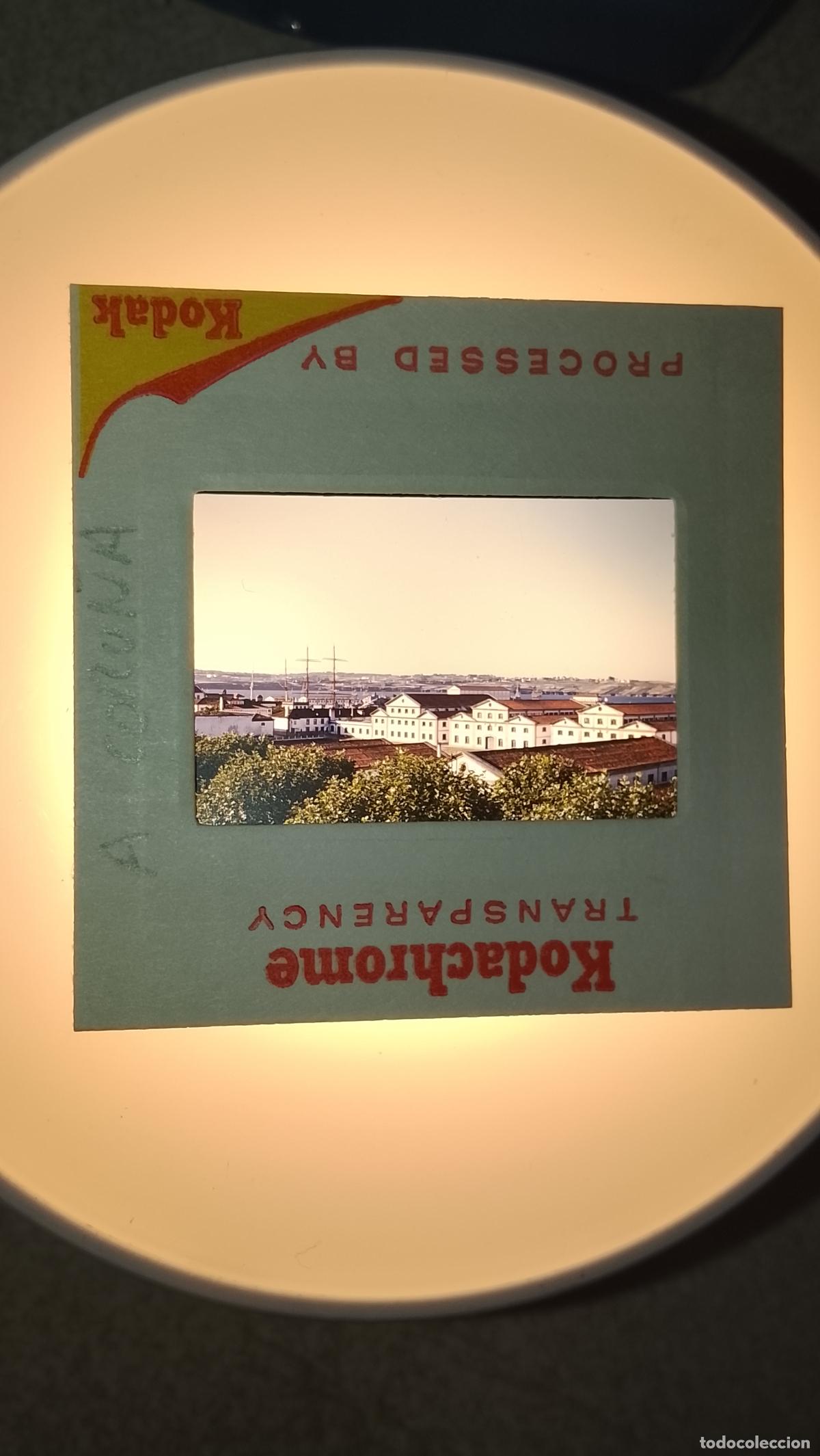 Fotograf&iacute;a antigua: DIAPOSITIVA A&Ntilde;O 1970 KODACHROME TRANSPARENCY -BUENA CALIDAD - &iquest;? GALICIA A CORU&Ntilde;A