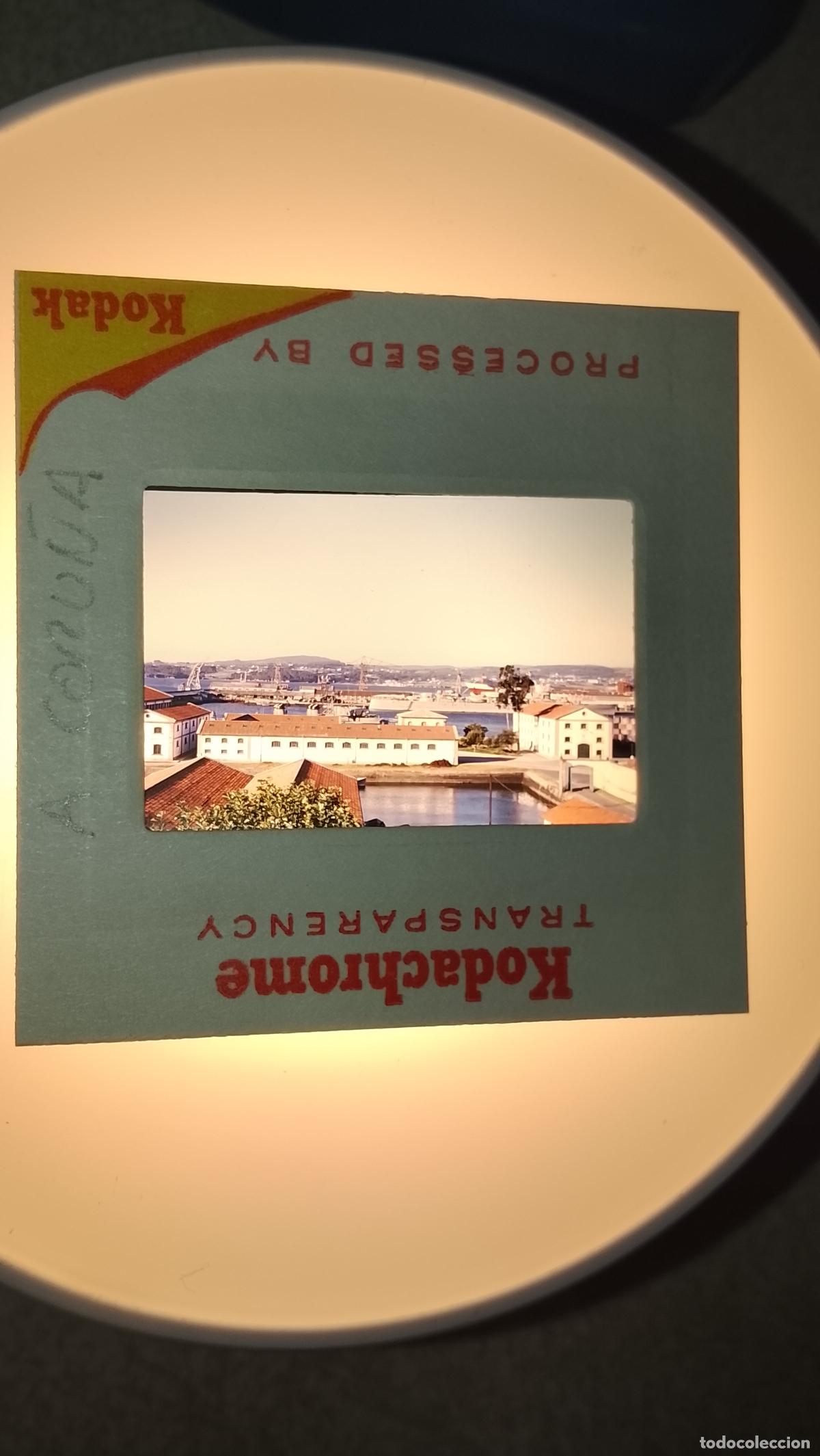 Fotograf&iacute;a antigua: DIAPOSITIVA A&Ntilde;O 1970 KODACHROME TRANSPARENCY -BUENA CALIDAD - &iquest;? GALICIA A CORU&Ntilde;A
