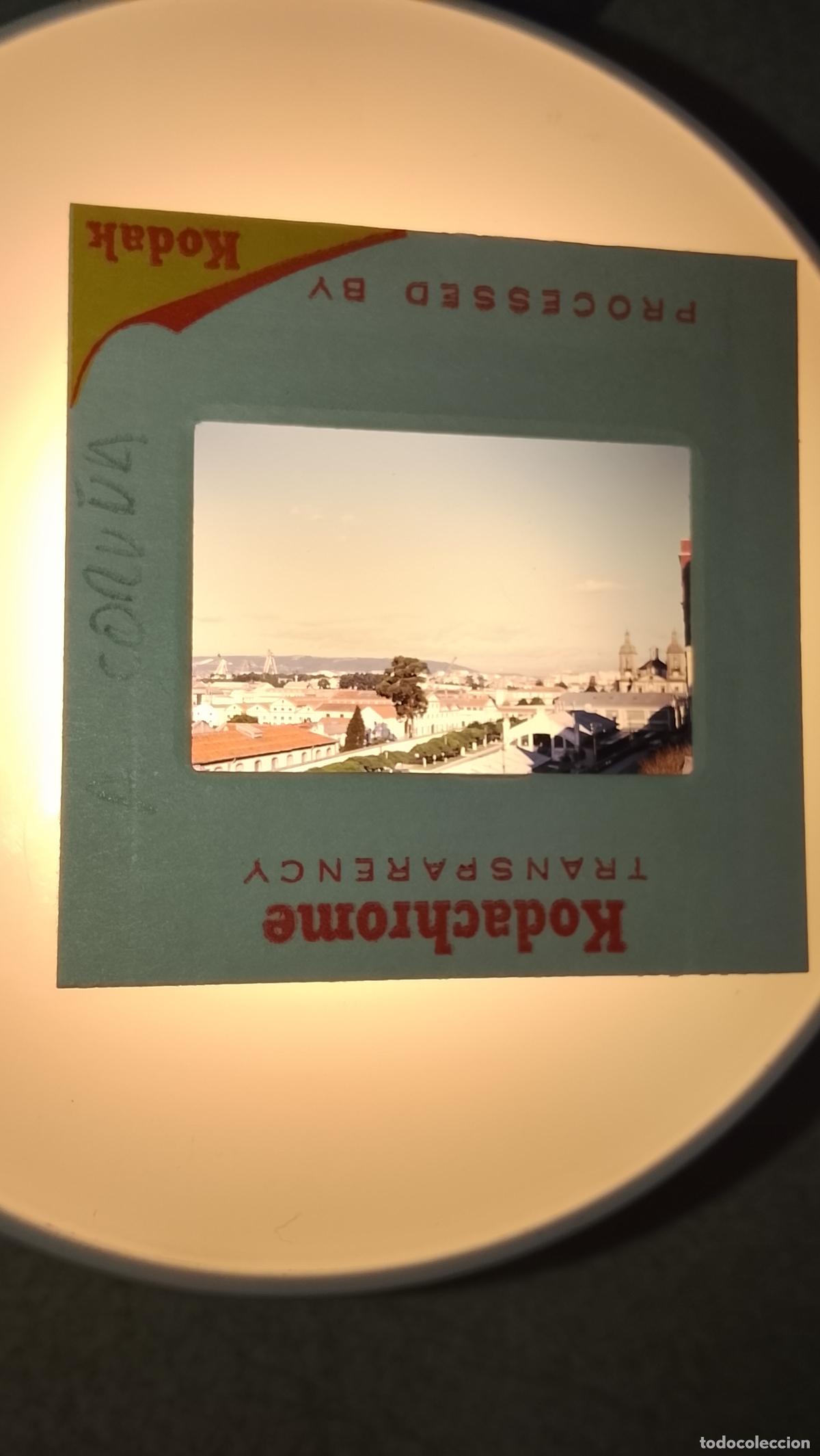 Fotograf&iacute;a antigua: DIAPOSITIVA A&Ntilde;O 1970 KODACHROME TRANSPARENCY -BUENA CALIDAD - &iquest;? GALICIA A CORU&Ntilde;A