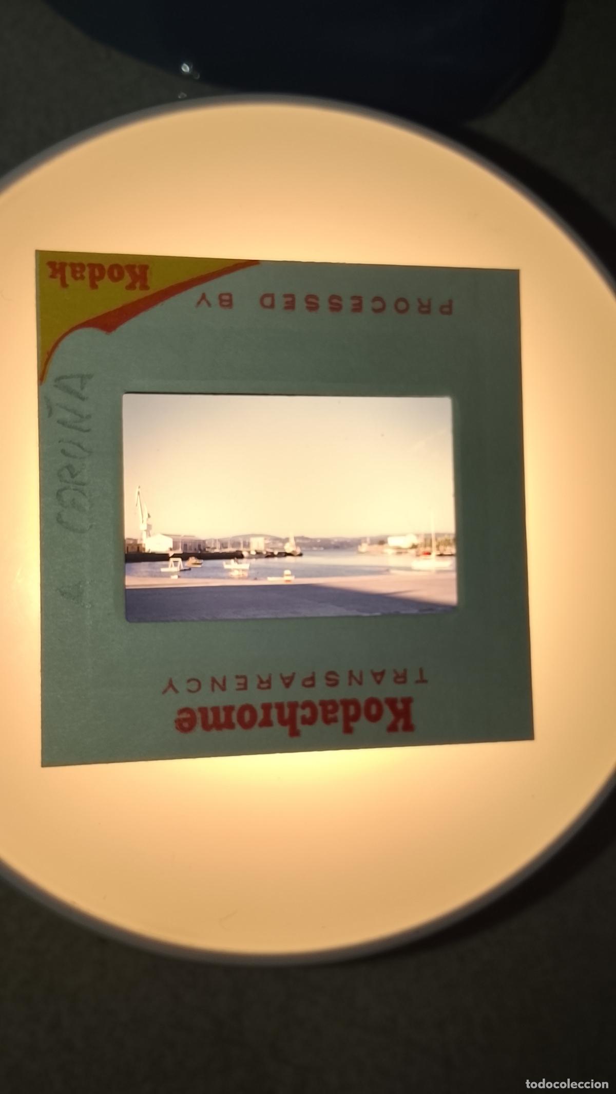 Fotograf&iacute;a antigua: DIAPOSITIVA A&Ntilde;O 1970 KODACHROME TRANSPARENCY -BUENA CALIDAD - &iquest;? GALICIA A CORU&Ntilde;A