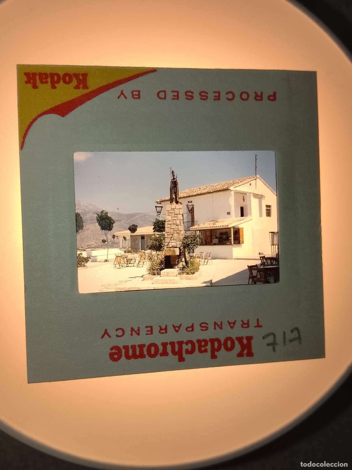 Fotograf&iacute;a antigua: DIAPOSITIVA A&Ntilde;OS 70S KODACHROME TRANSPARENCY - BUENA CALIDAD - CASTELL DE GUADALEST ALICANTE