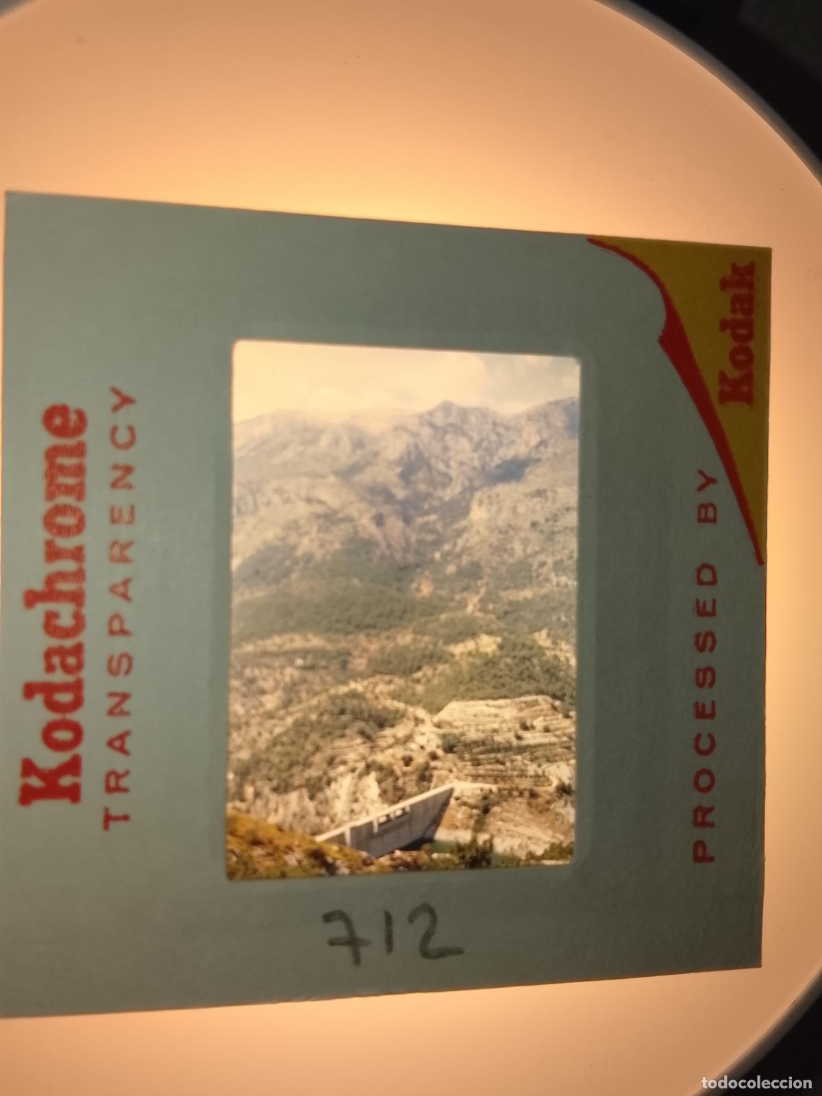 Fotograf&iacute;a antigua: DIAPOSITIVA A&Ntilde;OS 70S KODACHROME TRANSPARENCY - BUENA CALIDAD - CASTELL DE GUADALEST ALICANTE