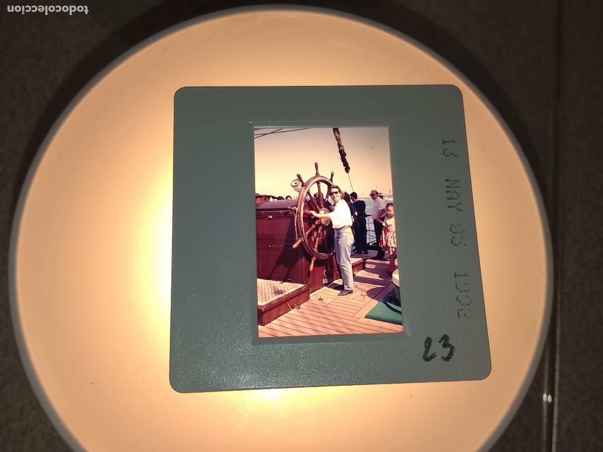 Fotograf&iacute;a antigua: DIAPOSITIVA A&Ntilde;OS 1992 REGATA CADIZ BARCOS . V CENTENARIO DESCUBRIMIENTO AMERICA CRISTOBALCOLON 92