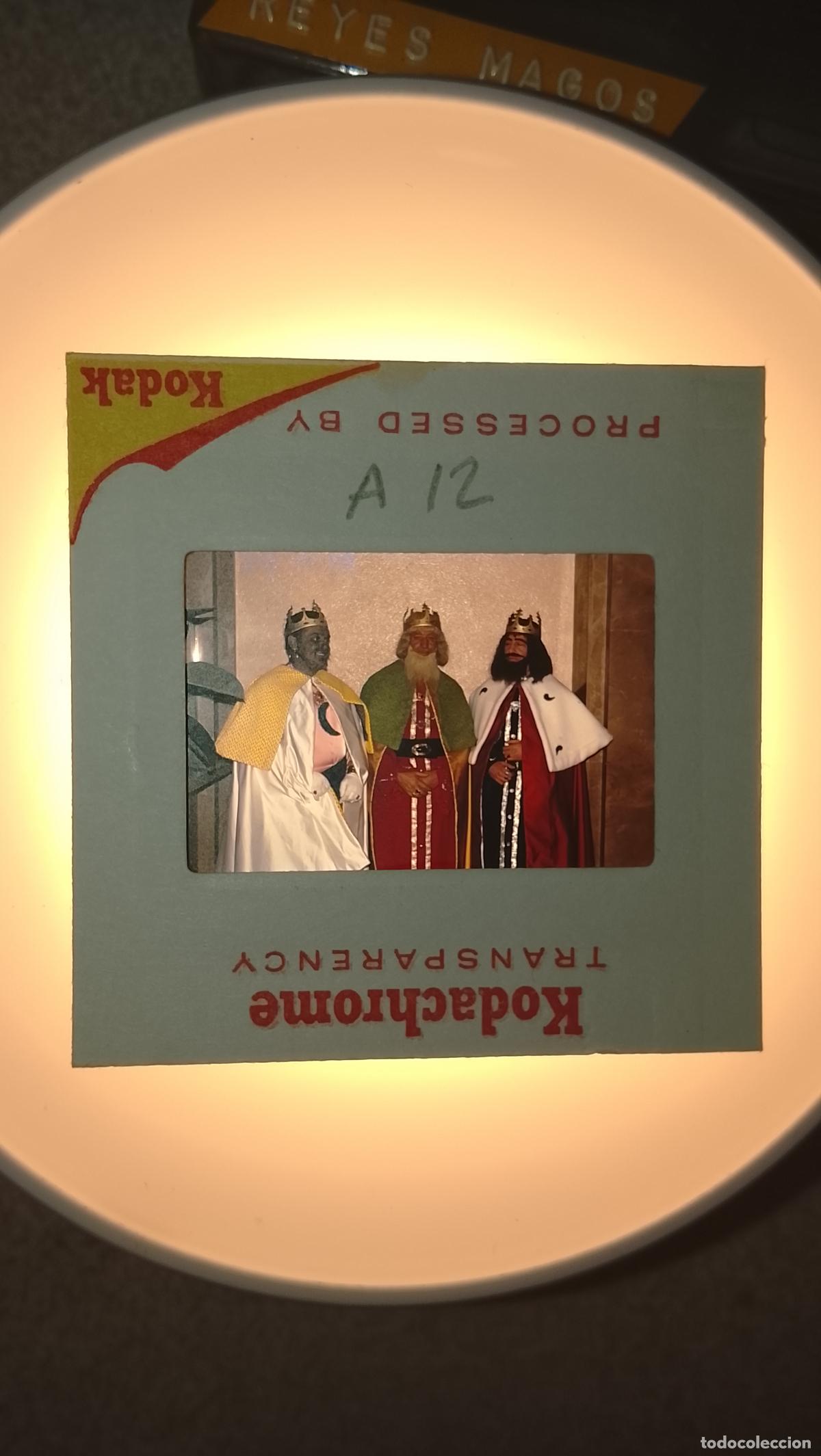 Fotograf&iacute;a antigua: DIAPOSITIVA A&Ntilde;O 1967 REYES MAGOS CADIZ
